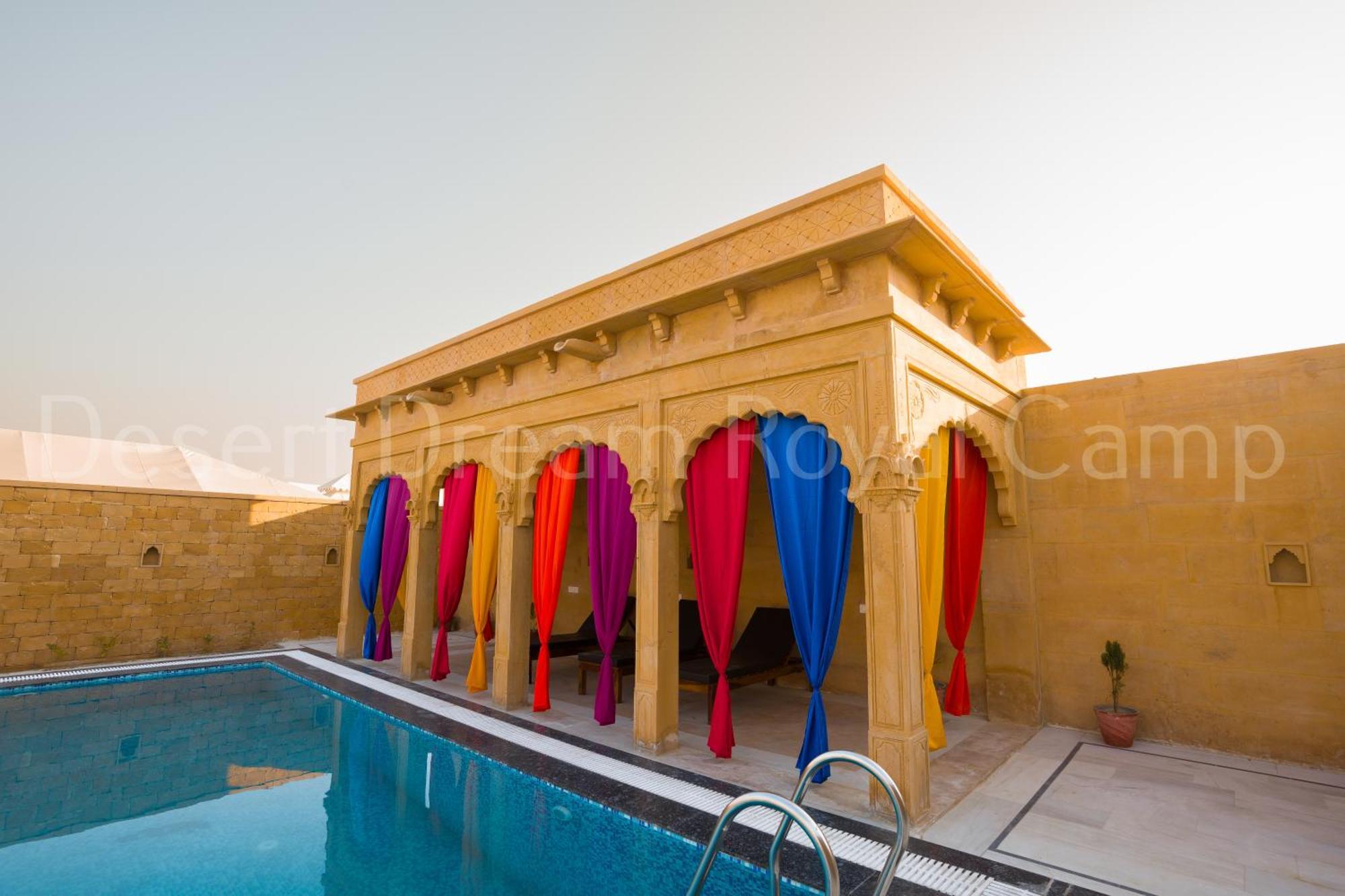 Desert Dream Royal Camp With Pool Hotell Jaisalmer Exteriör bild