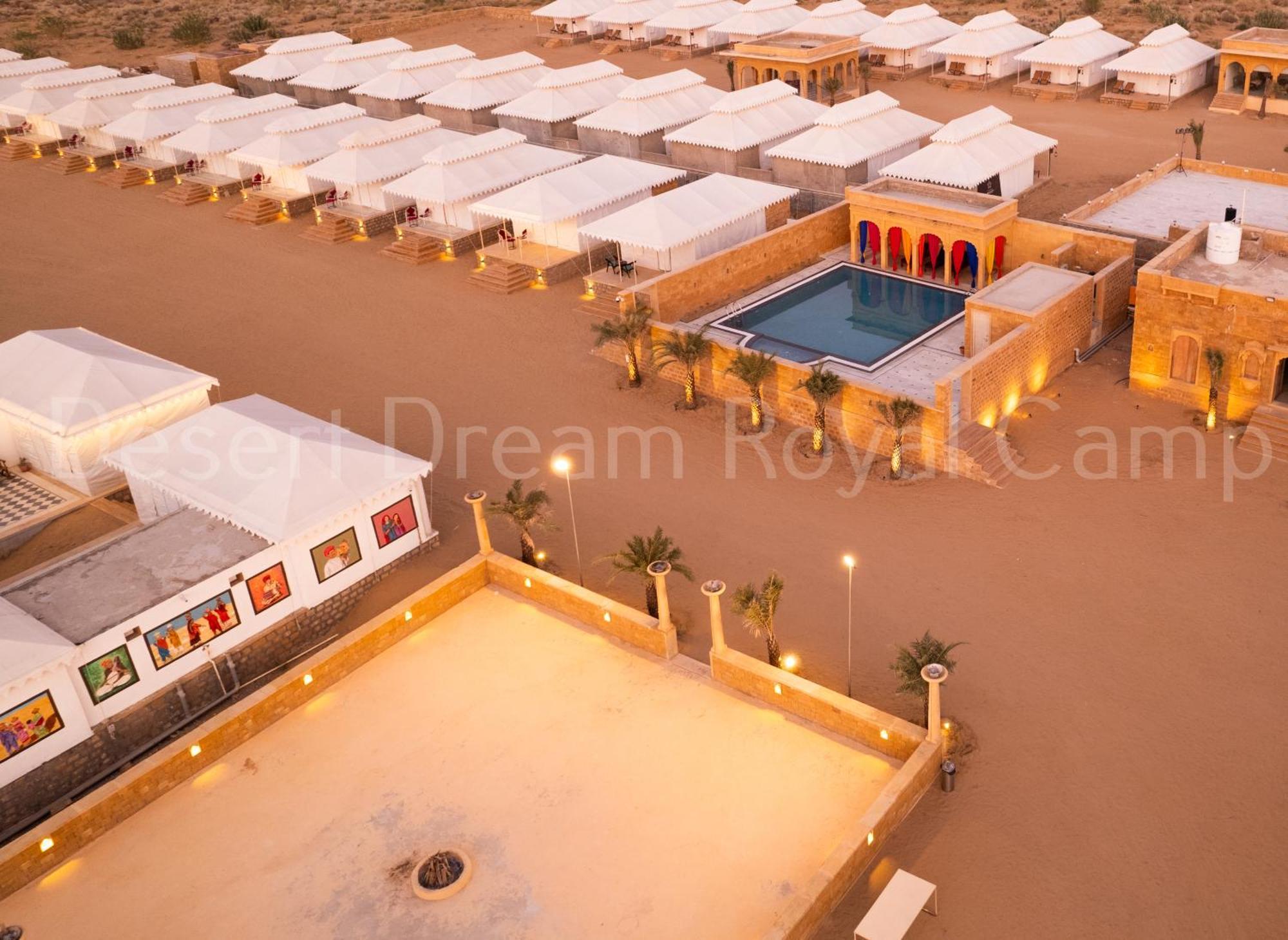 Desert Dream Royal Camp With Pool Hotell Jaisalmer Exteriör bild